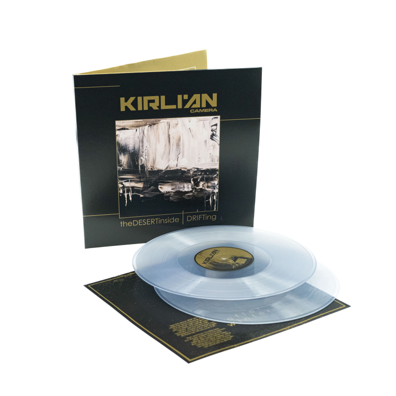 Kirlian Camera - The Desert Inside / Drifting Vinyl 2-LP Gatefold  |  Clear